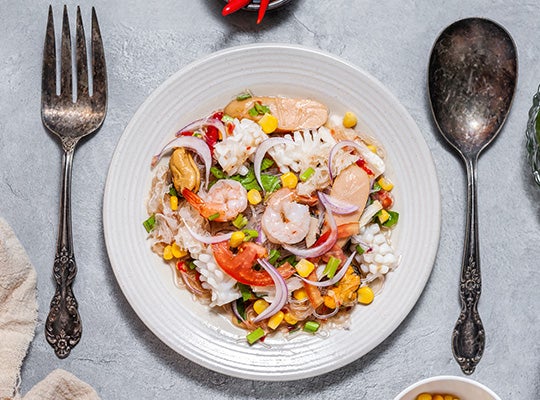 ยำวุ้นเส้นทะเล