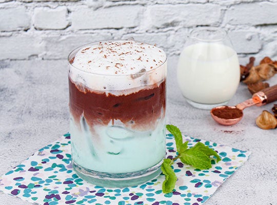 สูตรชงโกโก้ เมนูโกโก้เย็นมิ้นต์