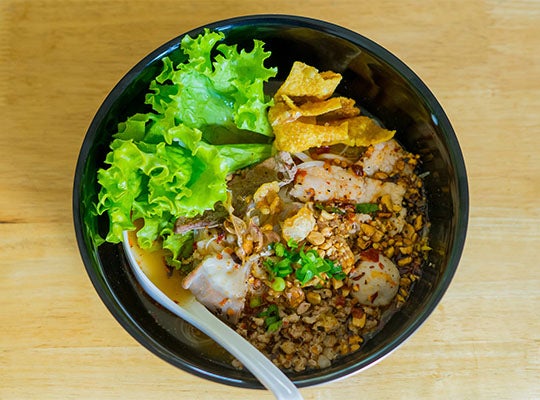 สูตรก๋วยเตี๋ยวหมูต้มยำมะนาว