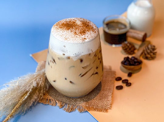 เมนูเครื่องดื่มเย็นคาปูชิโน่เย็น