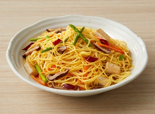 เมนูอาหารเจผัดหมี่แม็กกี้เจ