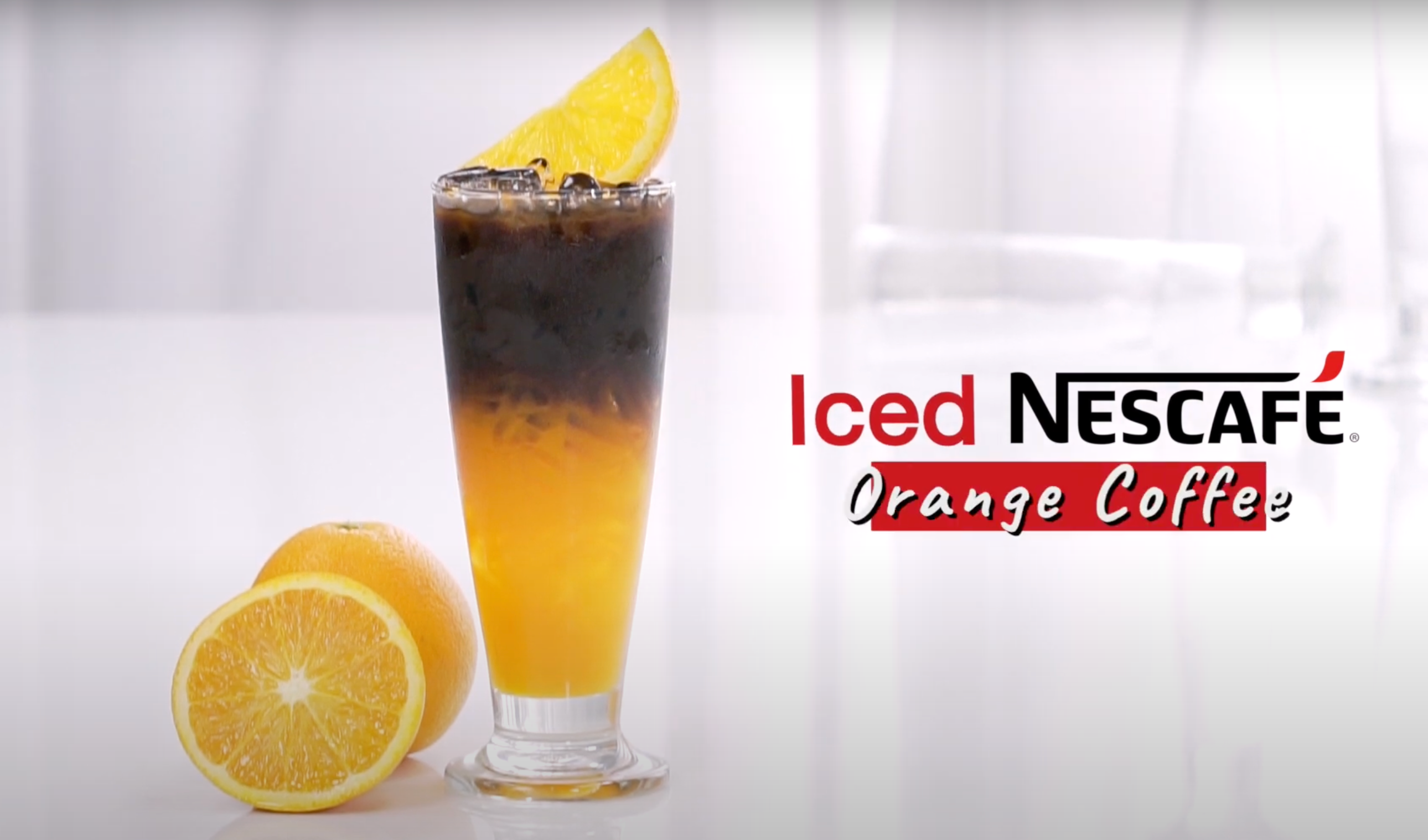 เนสกาแฟเย็นน้ำส้ม(Iced NESCAFÉ Orange Coffee)