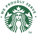 We Proudly Serve Starbaucks
