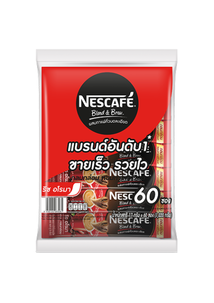 nescafe 3 in 1 เนสกาแฟ เบลนด์แอนด์ บรู