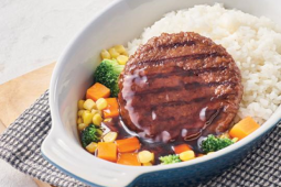 แฮมเบิร์กเนื้อ สไตล์ญี่ปุ่น