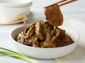 เนื้ออบซอสถั่วเหลือง