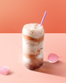 Lychee Rose Yogurt Frappe